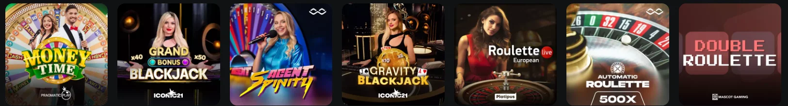 Nixbet Casino Live casino